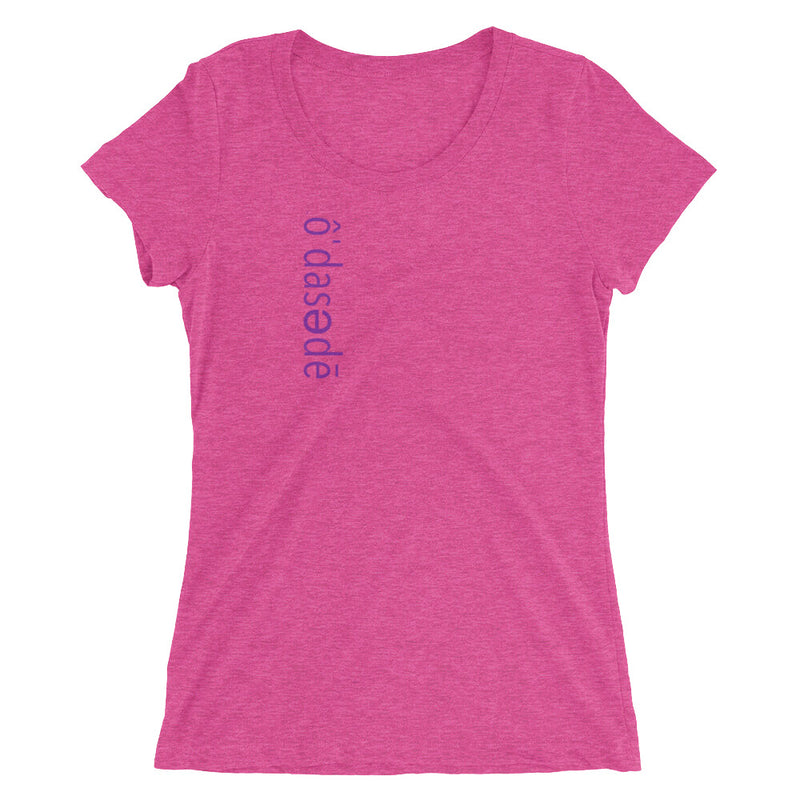 Ladies' short sleeve t-shirt - Ô'dasədē