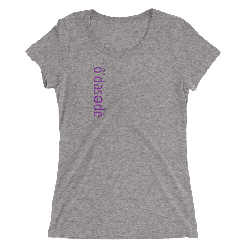 Ladies' short sleeve t-shirt - Ô'dasədē