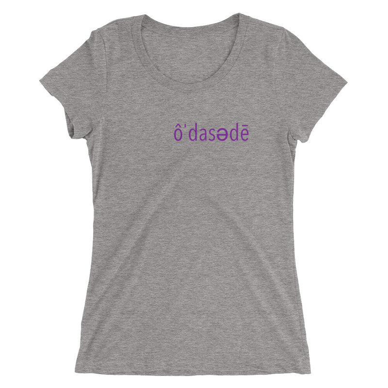 Ladies' short sleeve t-shirt - Ô'dasədē