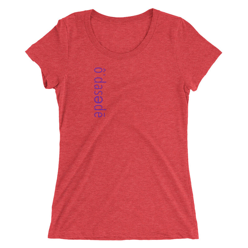 Ladies' short sleeve t-shirt - Ô'dasədē