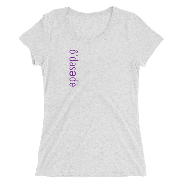 Ladies' short sleeve t-shirt - Ô'dasədē