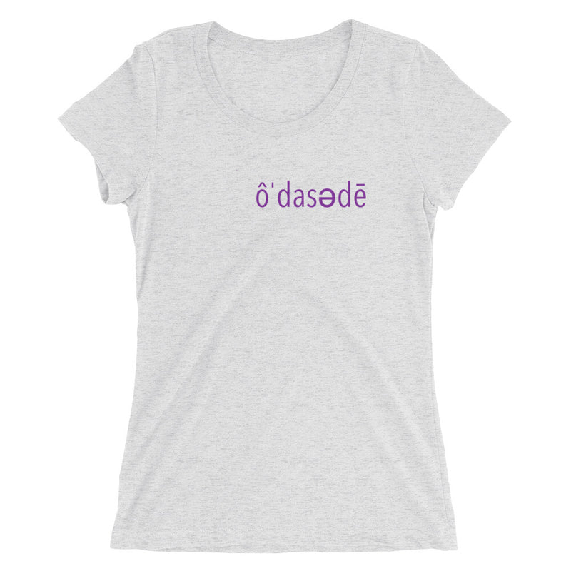 Ladies' short sleeve t-shirt - Ô'dasədē